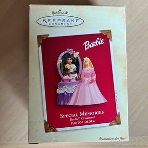 HALLMARK Barbie Special Memories Photo Holder - Dated 2003 Ornament